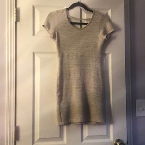 Brown mini casual dress